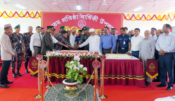 সিলেটে ৪১ বর্ডার গার্ড ব্যাটালিয়নের ২২তম প্রতিষ্ঠাবার্ষিকী উদযাপন
