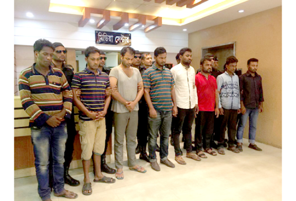 ঢাকা ও সিলেট থেকে গাড়ি চোর চক্রের ৮ সদস্য গ্রেপ্তার