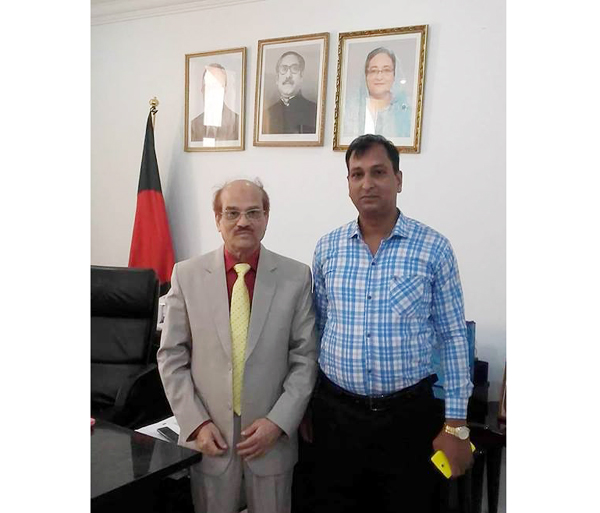 কুয়েত’র রাষ্ট্রদূতের সাথে সাক্ষাৎ করেছেন আব্দুর রহমান