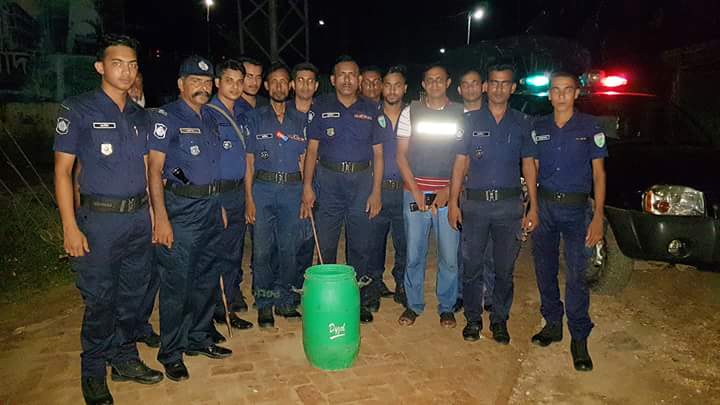 মৌলভীবাজারে পুলিশ সুপারের নির্দেশে মাদক বিরোধী অভিযান