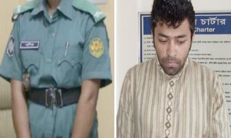 নারী পুলিশ কর্মকর্তার ওপর হামলা, আটক ২