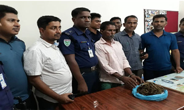 কমলগঞ্জে মাদক দ্রব্য নিয়ন্ত্রনের বিশেষ অভিযানে আটক ১