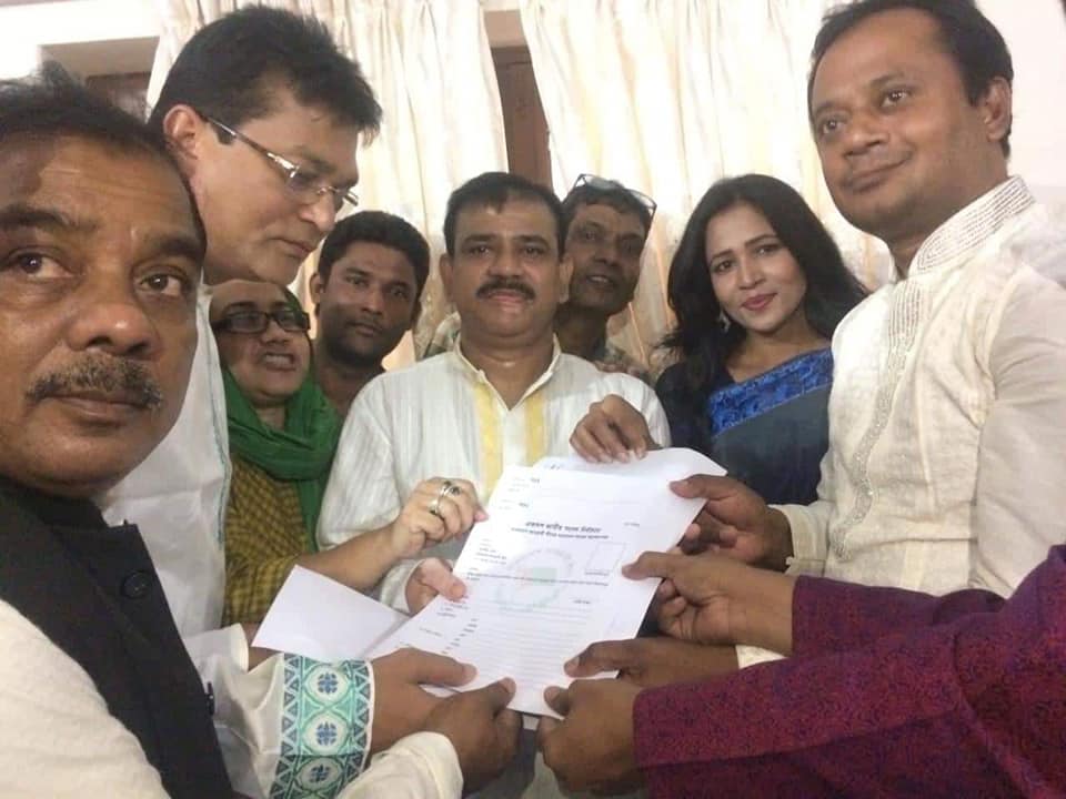 সিলেট-২ আসনে মনোনয়ন ফরম সংগ্রহ করলেন জগলু চৌধুরী