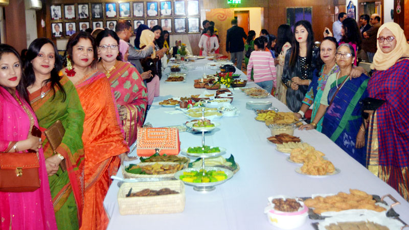 সিলেট স্টেশন ক্লাবে পিঠা উৎসব অনুষ্ঠিত