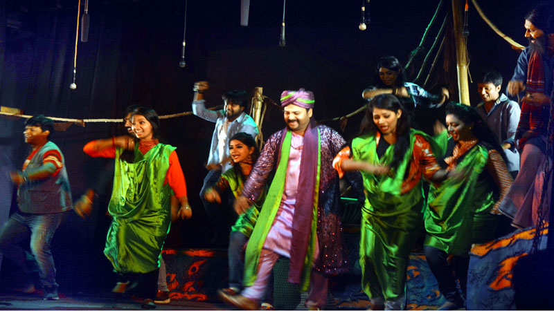 সিলেট স্টেশন ক্লাবে ‘হাছন জানের রাজা’ মঞ্চস্থ