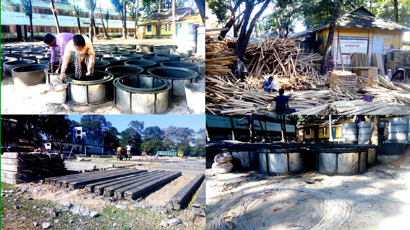 তাহিরপুরে প্রধানমন্ত্রী অগ্রাধিকার প্রকল্পে ঘর নির্মাণে অনিয়মের অভিযোগ