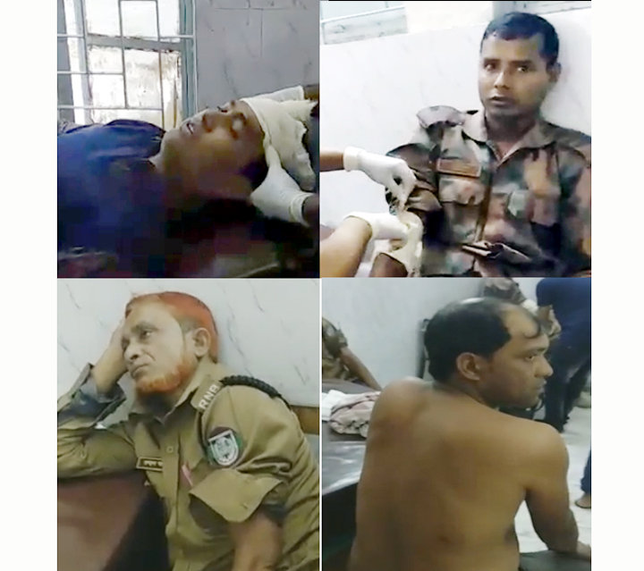 ট্রাস্কফোর্সের অভিযানে পাথরখেকোদের হামলা: বিজিবিসহ আহত ২৩, আটক ১