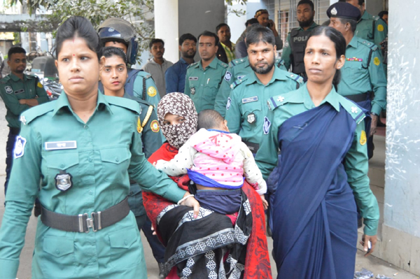 আতিয়া মহলের সেই জঙ্গি মর্জিনার বোনসহ তিনজন পাঁচ দিনের রিমান্ডে