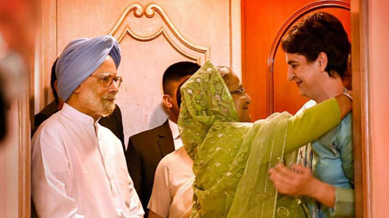 প্রিয়াংকা গান্ধীর অনুপ্রেরণা শেখ হাসিনা