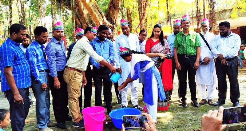 জৈন্তাপুরে বিশ্ব হাত ধোয়া ও জাতীয় স্যানিটেশন দিবস পালিত