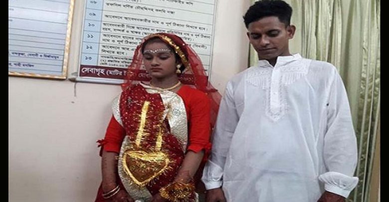 এসিল্যান্ডকে দেখে কনের আসনে ভাবী, দৌড়ে পালালেন কাজী