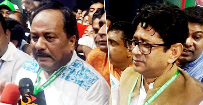 স্বেচ্ছাসেবক লীগের সভাপতি নির্মল সম্পাদক বাবু