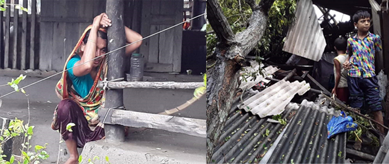 বুলবুল’র তাণ্ডবে লণ্ডভণ্ড সাতক্ষীরা, ৫০ হাজার ঘরবাড়ি বিধ্বস্ত