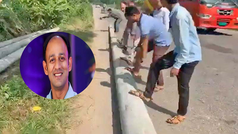 সিলেট মহাসড়কে ব্যারিস্টার সুমনের ভিডিও কারসাজি করে ট্রল