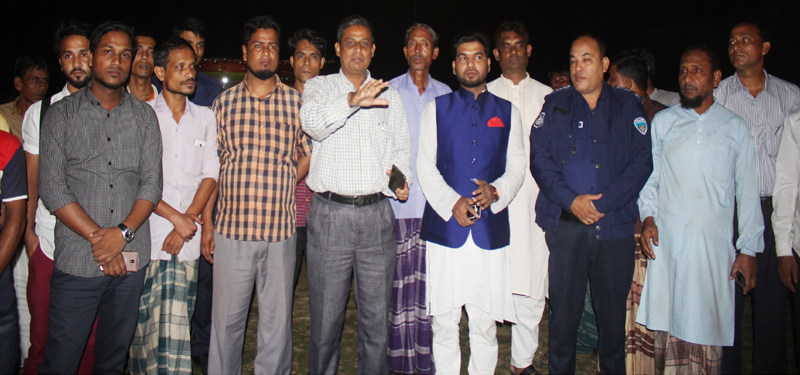 গোয়াইনঘাটে মিডনাইট মিডবার ফুটবল টুর্ণামেন্টের উদ্বোধন