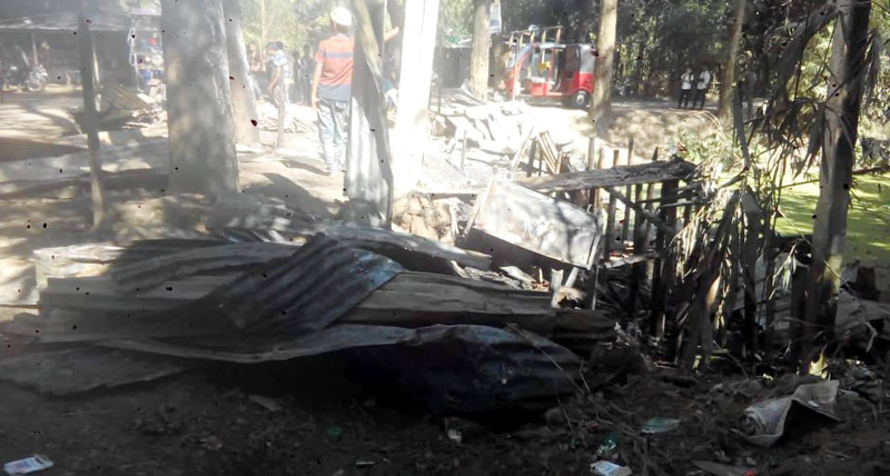 গোয়াইনঘাটে গভীর রাতে ভয়াবহ অগ্নিকান্ড, ২০লাখ টাকার ক্ষয়ক্ষতি