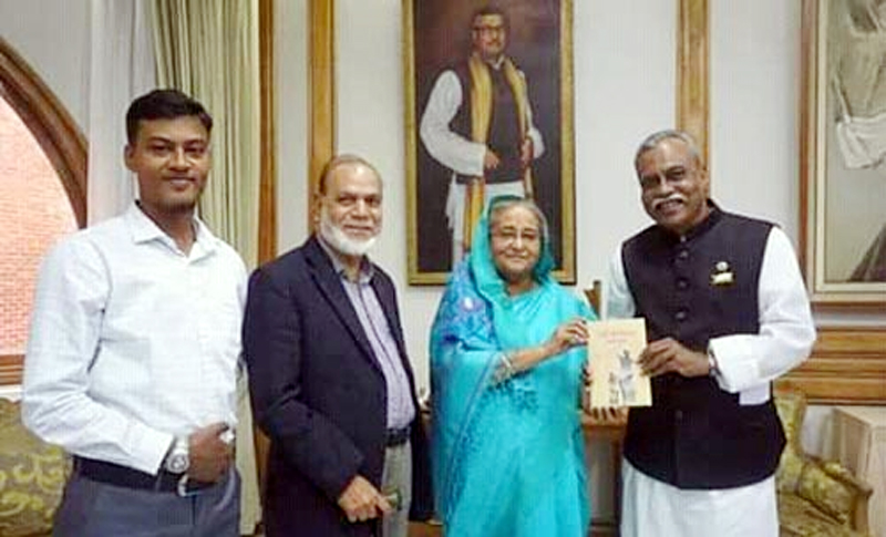 প্রধানমন্ত্রীর সাথে ছাতক উপজেলা চেয়ারম্যান ফজলুর রহমানের সৌজন্য সাক্ষাৎ