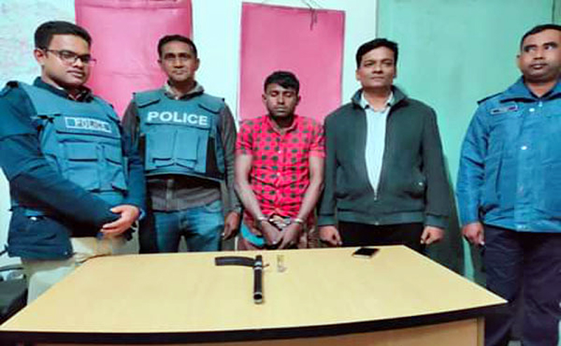 কোম্পানীগঞ্জে পাইপগানসহ ডাকাত গ্রেপ্তার