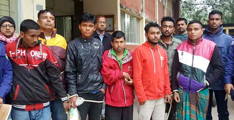 কমলগঞ্জে দুই বান্ধবীকে গণধর্ষণের ঘটনায় অটোরিক্সাসহ আটক ৭