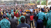 শ্লোগানের উত্তাপে সিলেট শহীদ মিনারে মুখোমুখি বিএনপি-যুবলীগ