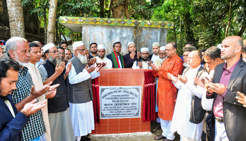 বিশ্বনাথে এলাহাবাদ আলিম মাদ্রাসায় নতুন ভবনের ভিত্তিপ্রস্তর স্থাপন