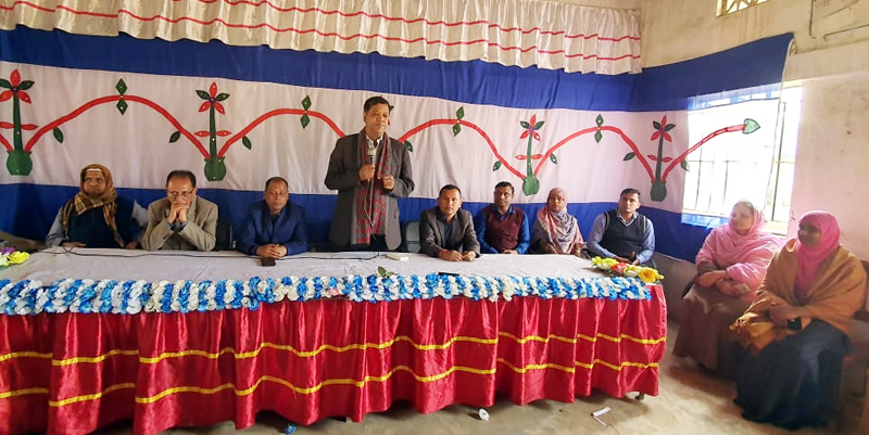 গোয়াইনঘাটে এসএসসি পরীক্ষার্থীদের বিদায় সংবর্ধনা ও মিলাদ মাহফিল