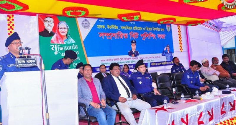 রাষ্ট্রের উন্নতির জন্য পুলিশে কাজ করছে : বিশ্বনাথে ডিআইজি কামরুল আহসান