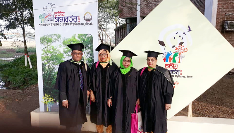 সমাবর্তনকে ঘিরে শাবিতে উৎসবমুখর পরিবেশ বিরাজ