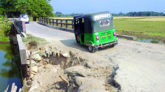 গোয়াইনঘাটের রাধানগর-জাফলং সড়কের বেহাল দশা: যাত্রীদের দুর্ভোগ