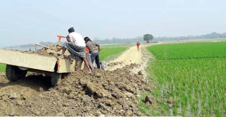 সুনামগঞ্জে হাওরে বাঁধ নির্মাণে অনিয়ম, ধরা পড়লেন ছয় সদস্য