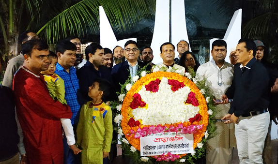 মাতৃভাষা দিবসে সিলেট ওসমানী মেডিকেল কলেজ হাসপাতলের শ্রদ্ধাঞ্জলি