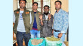 বিশ্বনাথের চিহ্নিত মাদক ব্যবসায়ী গাঁজাসহ আটক 