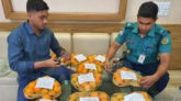 ফল নিয়ে হোম কোয়ারেন্টাইনে পুলিশ
