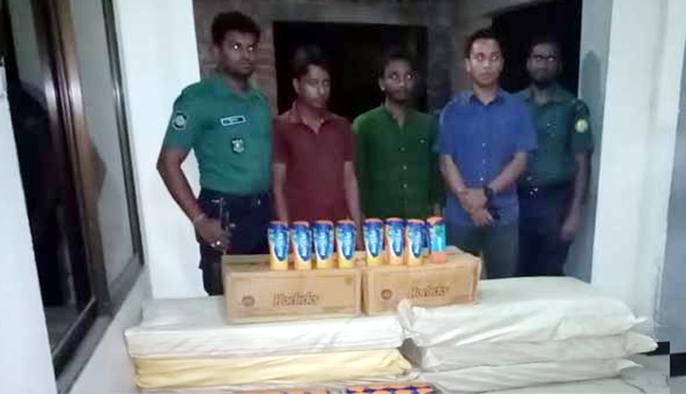 ভারতীয় হরলিক্সের চালানসহ গোয়াইনঘাটের ২ চুরাকারবারি আটক