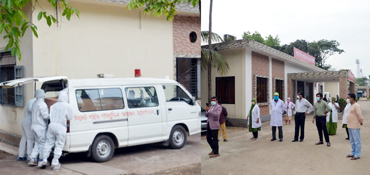 সিলেটে আইসোলেশনে মৃত নারীর স্যাম্পল নেবে আইইডিসিআর