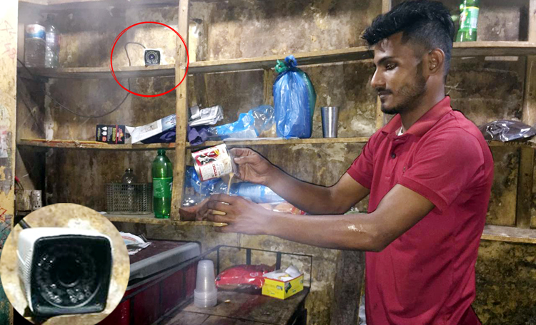 সিলেটে চায়ের দোকানে সিসি ক্যামেরা!