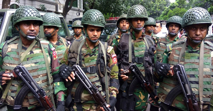 আজ থেকে মাঠে সেনাবাহিনী