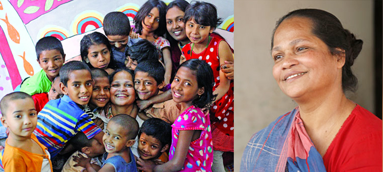 যৌনকর্মী হাজেরা গড়ে তুলেছেন বাচ্চাদের জন্য স্কুল