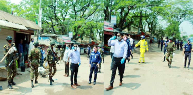 করোনাভাইরাস নিয়ন্ত্রণে দেশের ৬১ জেলায় সেনাবাহিনীর কার্যক্রম