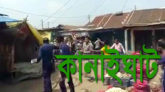 চতুল বাজারে দোকান বন্ধ করতে বলায় পুলিশের উপর হামলার চেষ্টা