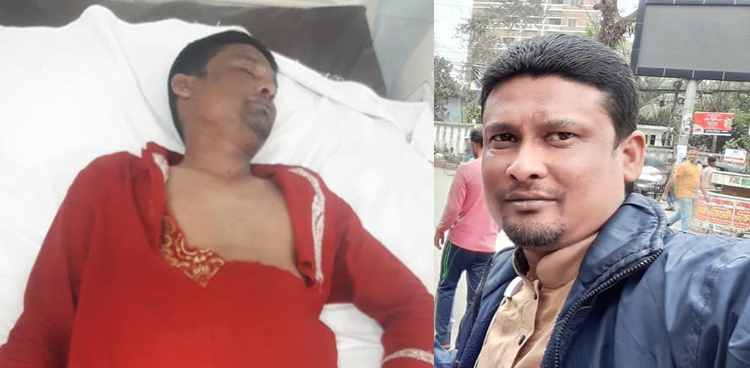 দক্ষিণ সুরমায় মাটি খেকো আহাদ বাহীনির হামলায় গুরুতর আহত সাংবাদিক লিটন