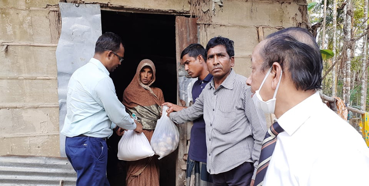 কানাইঘাটে ৬০টি পরিবারকে সহায়তা প্রদান, প্রশাসনের বিরামহীন তৎপরতা