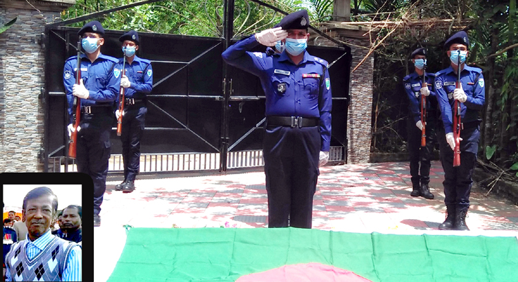 জৈন্তাপুর মুক্তিযোদ্ধা কমান্ডার সিরাজুল’র রাষ্ট্রীয় মর্যাদায় দাফন সম্পন্ন, বিভিন্ন মহলের শোক