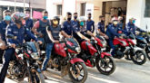 করোনা সতর্কতায় হার্ডলাইনে গোয়াইনঘাট থানা পুলিশ