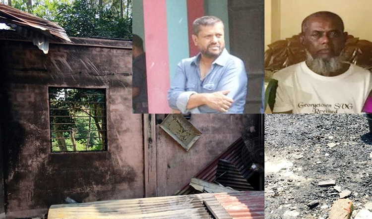 বিশ্বনাথে বসতঘরে অগ্নিসংযোগ, সুষ্ঠু তদন্তের দাবিতে এসপির কাছে দরখাস্ত