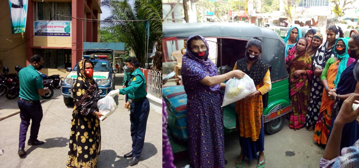 সিলেটে ২০জন হিজড়াকে খাদ্যসামগ্রী দিলো কোতোয়ালী থানা পুলিশ