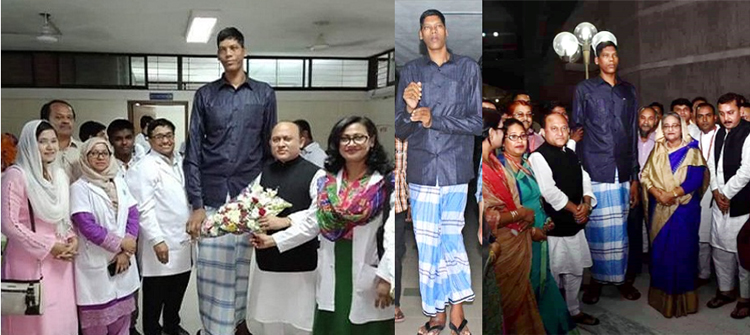 দেশের সবচেয়ে লম্বা মানুষ জিন্নাত আলী আর নেই