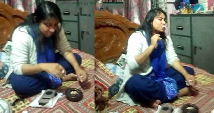 হোম কোয়ারেন্টিনে থাকা যুব মহিলালীগ নেত্রীর মাদক সেবনের ছবি ভাইরাল !