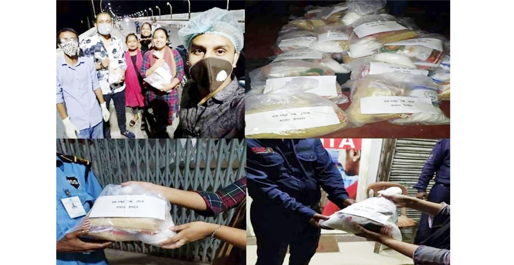 রক্তবন্ধুর সংগঠনের পক্ষ থেকে অসহায় দরিদ্র মানুষের মাঝে ঈদ উপহার বিতরণ