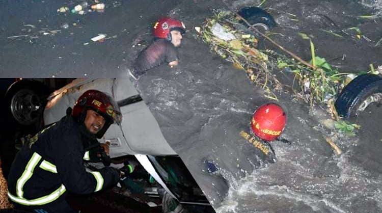 সিলেটে নিয়ন্ত্রণ হারিয়ে প্রাইভেট কার খাদে, দুই যুবক আহত ও তাদের কুকুর নিহত